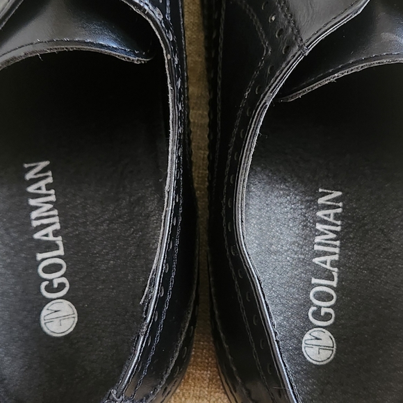 Golaiman Men's Wingtip Dress Shoes Lace Up Shoes Size 9.5 - Picture 4 of 7